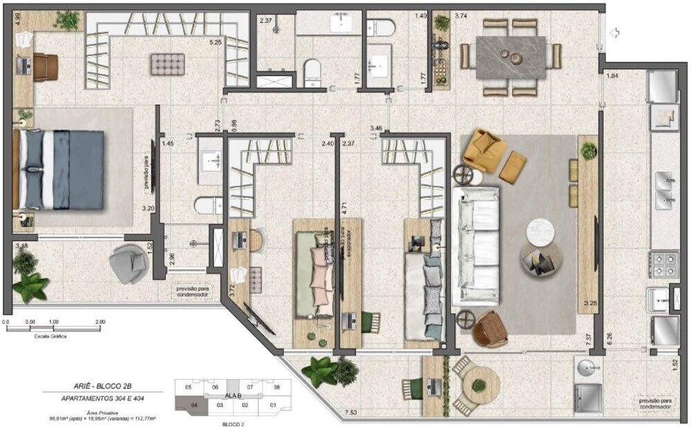 Apartamento, 3 quartos, 96 m² - Foto 33