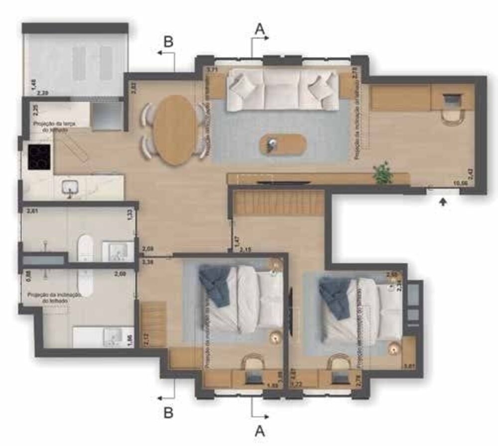 Kitnet-Studio, 34 m² - Foto 7