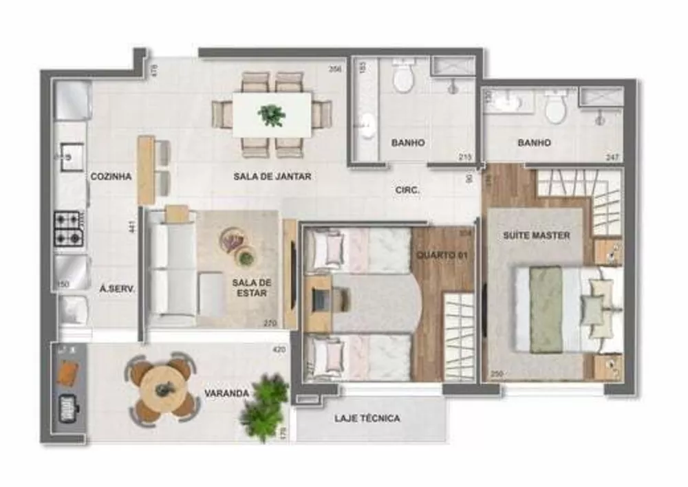 Cobertura, 3 quartos, 339 m² - Foto 57