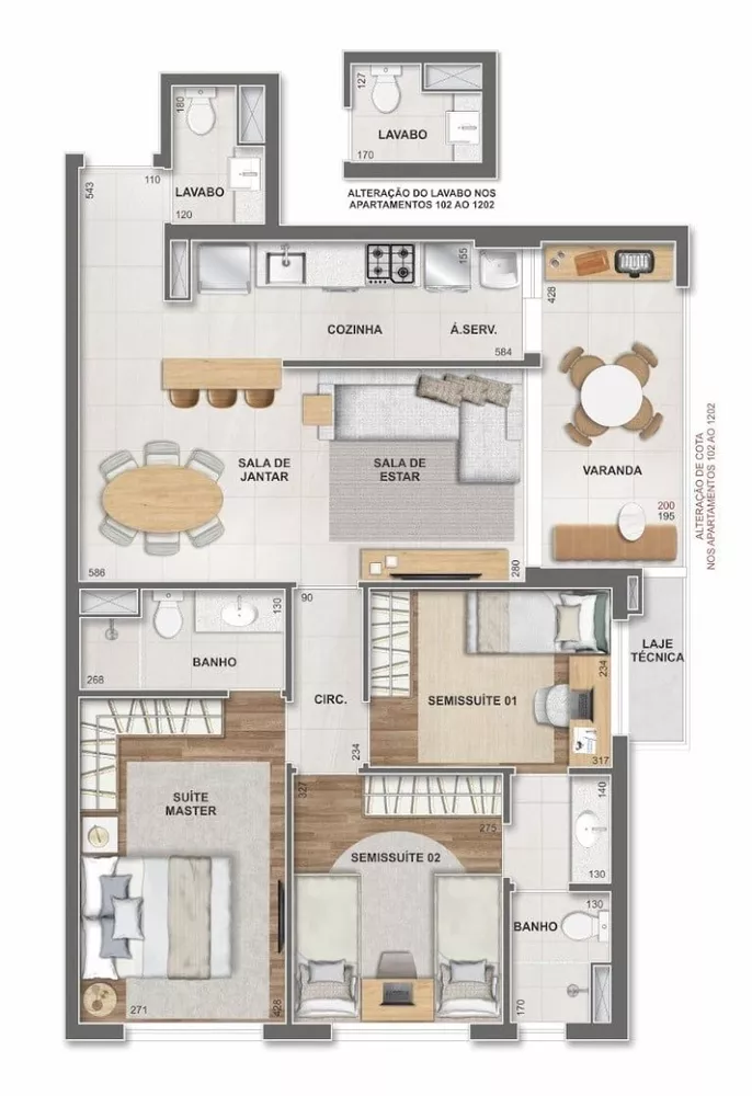 Apartamento, 3 quartos, 88 m² - Foto 42