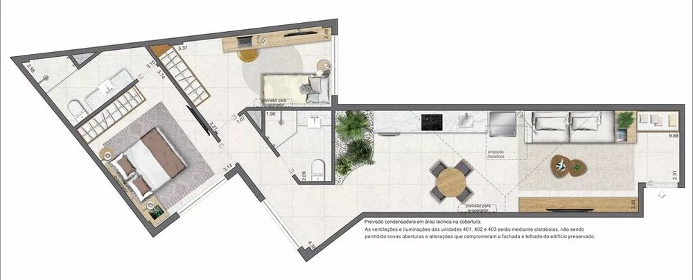 Apartamento, 1 quarto, 45 m² - Foto 13