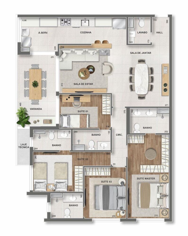 Apartamento, 2 quartos, 74 m² - Foto 81