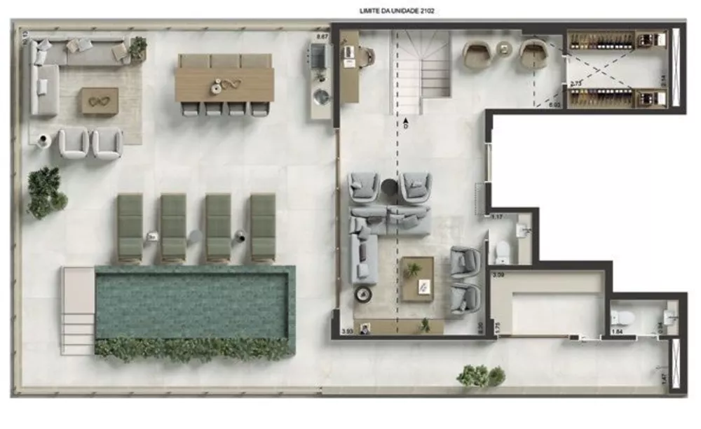 Apartamento, 3 quartos, 167 m² - Foto 8