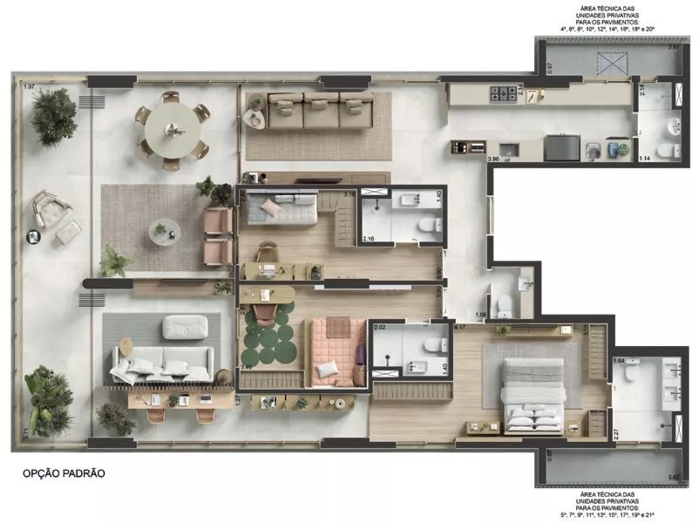 Apartamento, 3 quartos, 167 m² - Foto 6