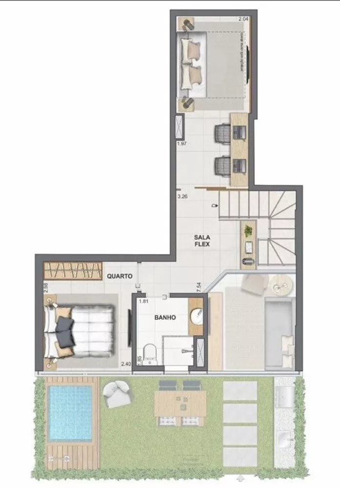 Apartamento, 2 quartos, 104 m² - Foto 39
