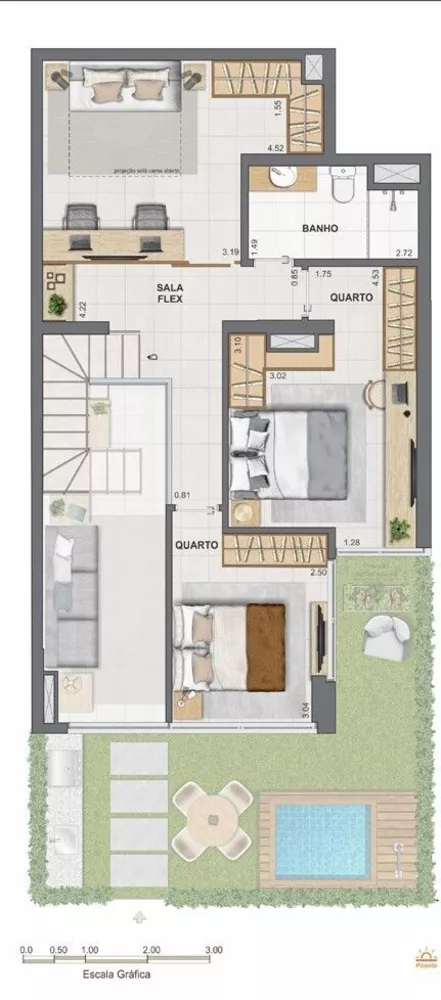 Apartamento, 2 quartos, 104 m² - Foto 43