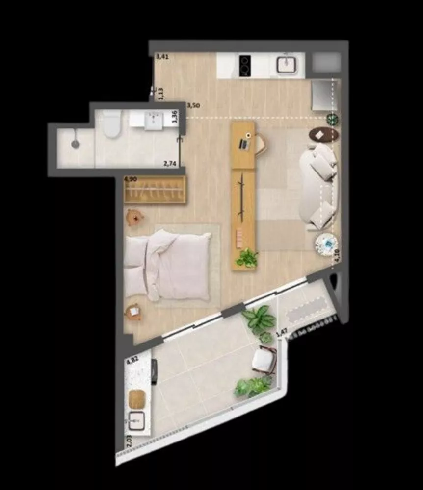 Apartamento, 2 quartos, 49 m² - Foto 5