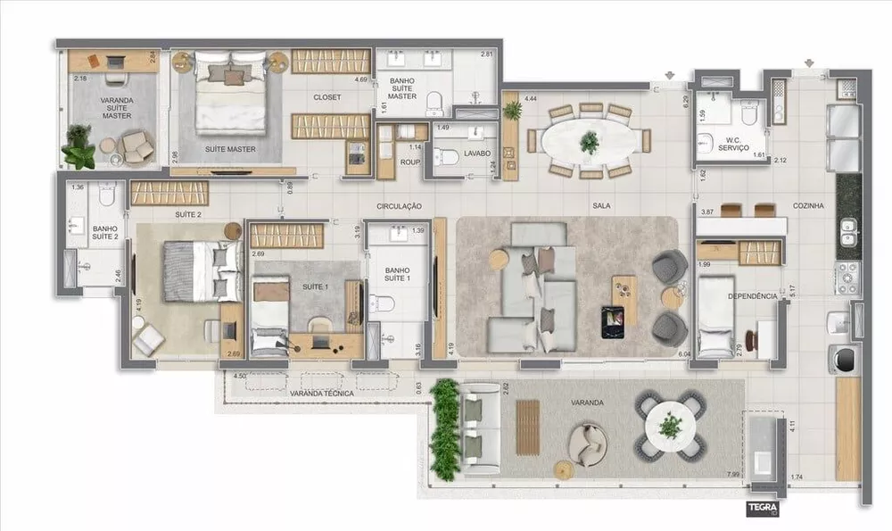Apartamento, 4 quartos, 304 m² - Foto 70