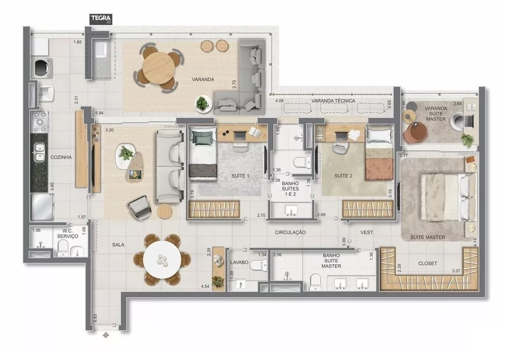 Apartamento, 4 quartos, 304 m² - Foto 76