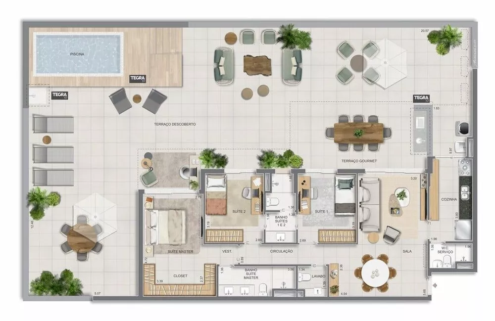 Apartamento, 4 quartos, 304 m² - Foto 96