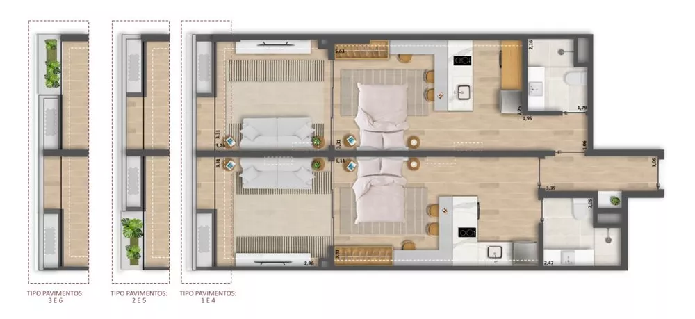 Kitnet-Studio, 43 m² - Foto 19