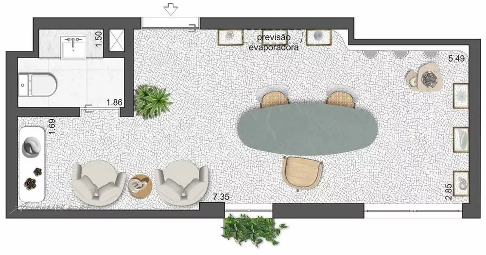 Sala-Conjunto, 48 m² - Foto 16