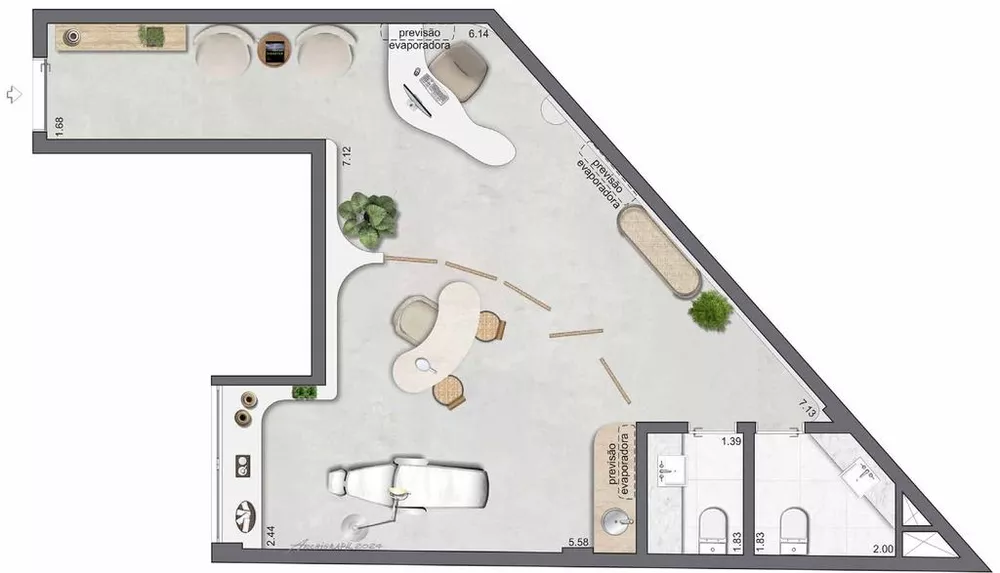 Sala-Conjunto, 48 m² - Foto 7