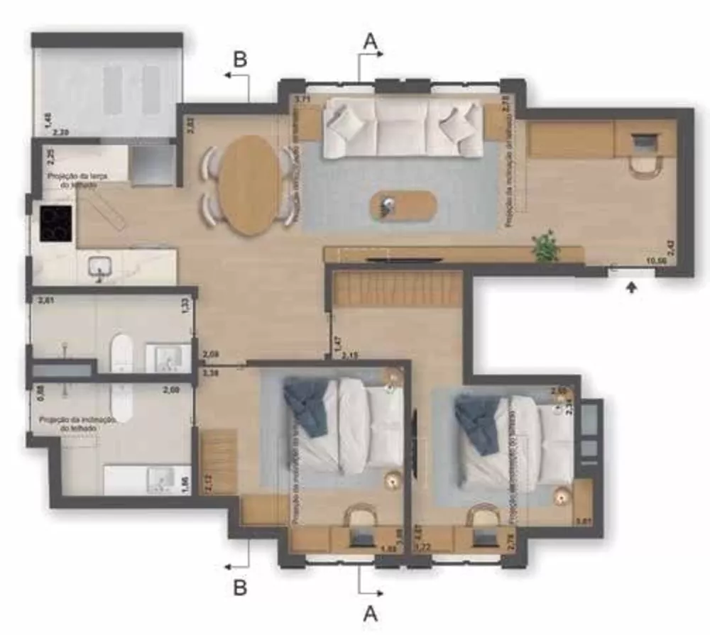 Cobertura, 1 quarto, 80 m² - Foto 22