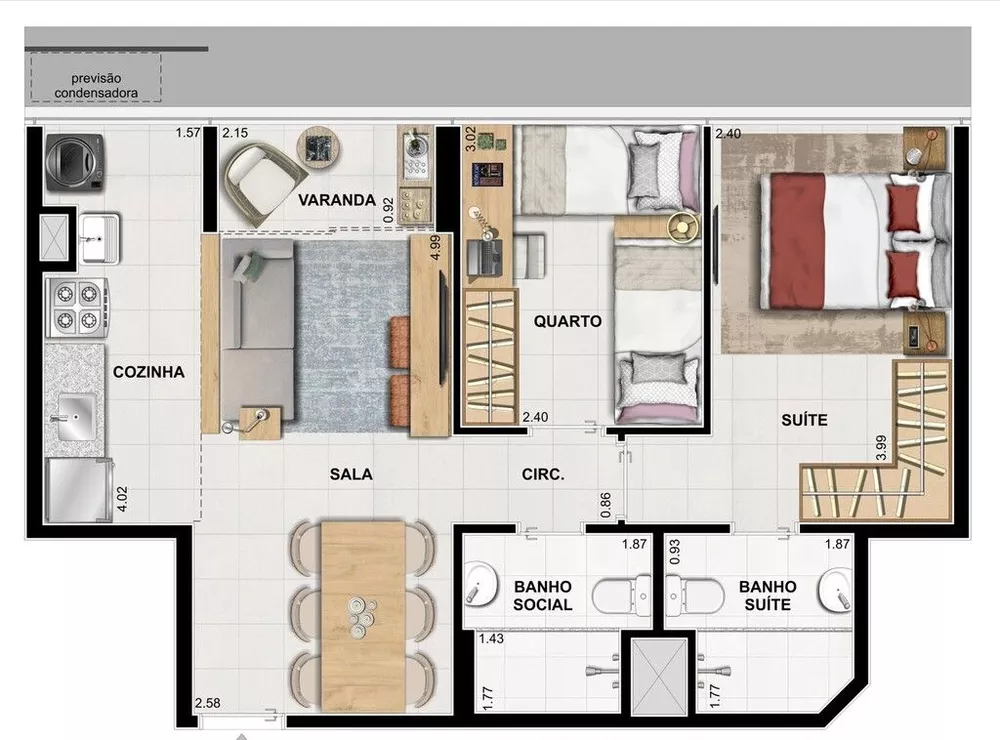 Apartamento, 2 quartos, 55 m² - Foto 30
