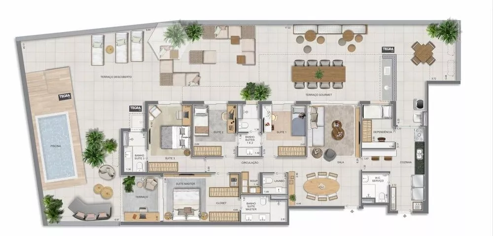 Apartamento, 4 quartos, 275 m² - Foto 101