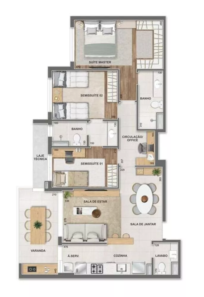 Cobertura, 3 quartos, 135 m² - Foto 68