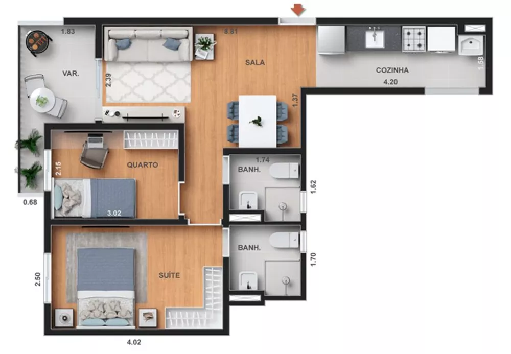 Kitnet-Studio, 31 m² - Foto 11