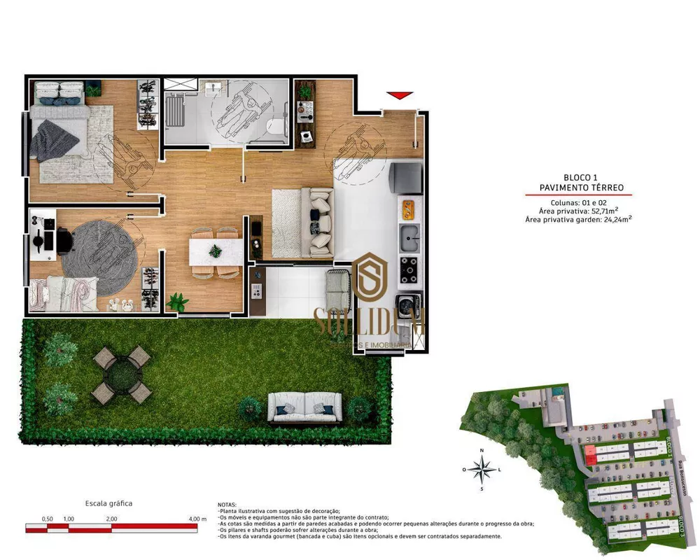 Apartamento, 2 quartos, 53 m² - Foto 50