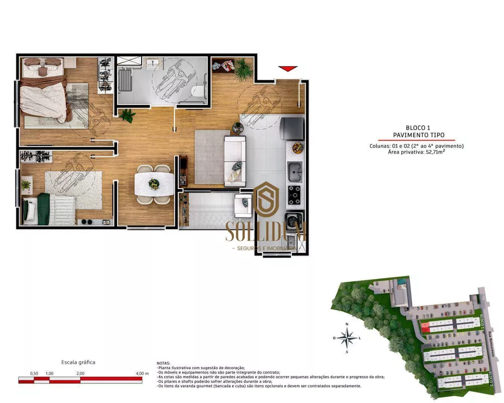 Apartamento, 2 quartos, 53 m² - Foto 20