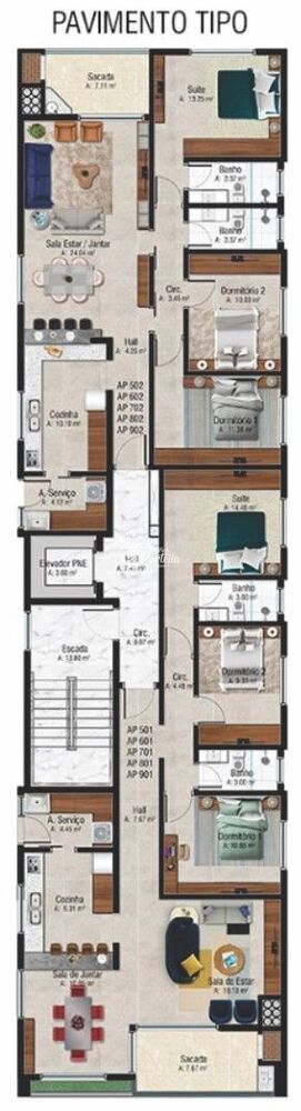 Apartamento, 3 quartos, 118 m² - Foto 2
