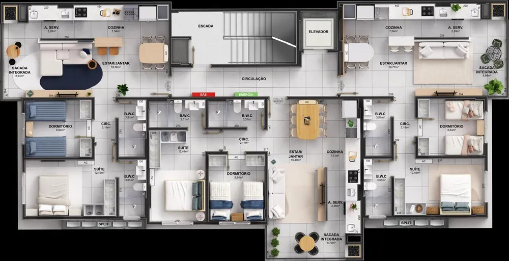 Apartamento, 2 quartos, 73 m² - Foto 4