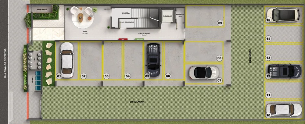 Apartamento, 2 quartos, 73 m² - Foto 3