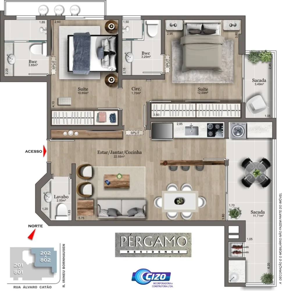 Apartamento, 2 quartos, 78 m² - Foto 4