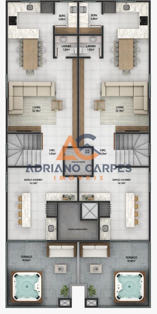Cobertura à venda com 3 quartos, 161m² - Foto 7