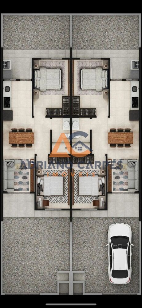 Casa, 2 quartos, 54 m² - Foto 4