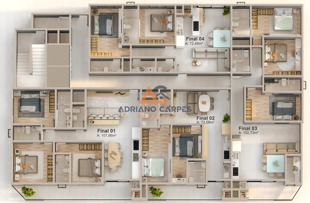 Apartamento, 3 quartos, 103 m² - Foto 3