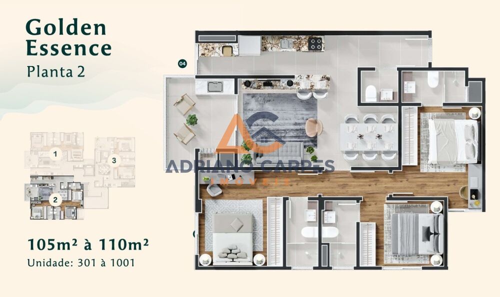 Apartamento, 3 quartos, 104 m² - Foto 5