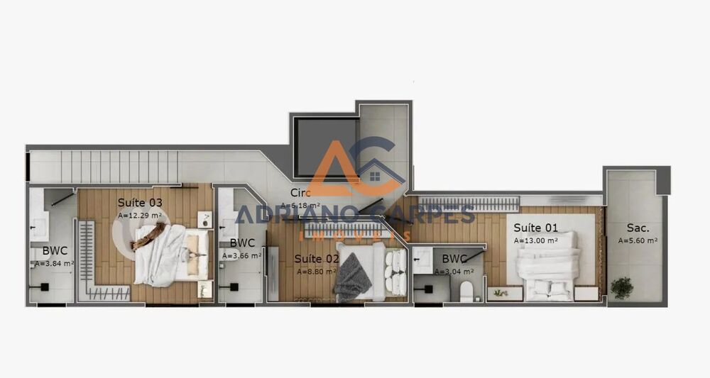 Apartamento, 3 quartos, 158 m² - Foto 16