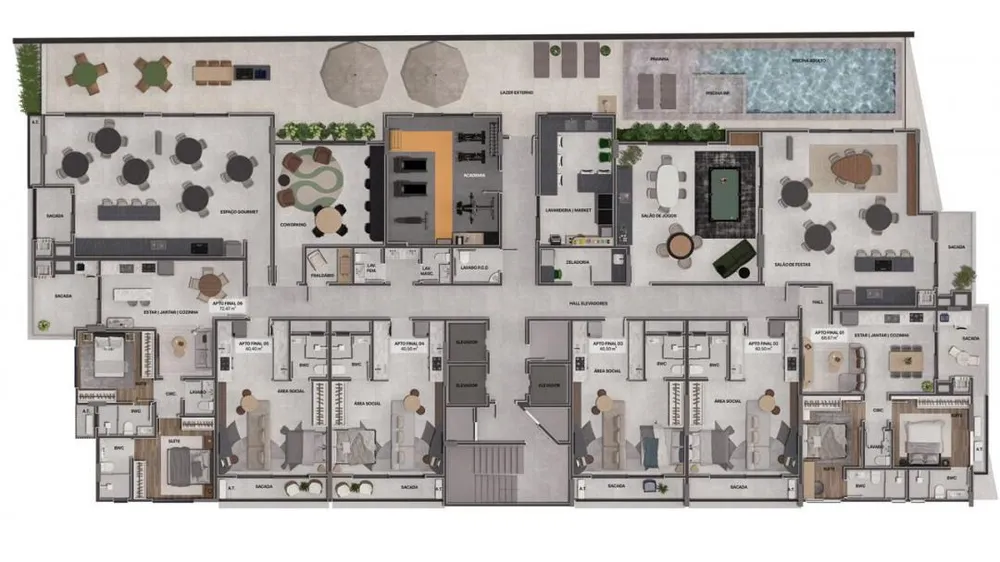 Apartamento, 1 quarto - Foto 8