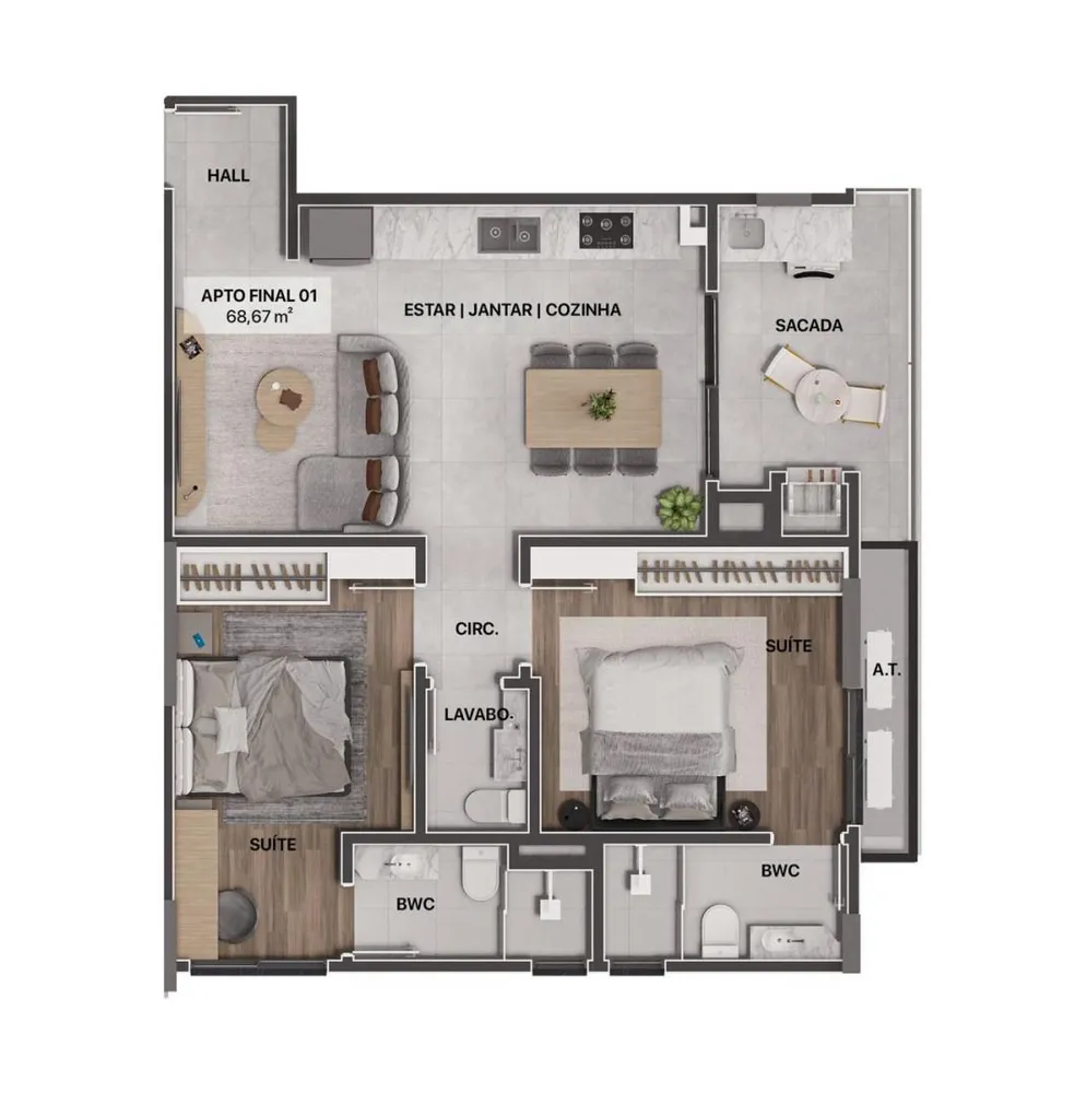 Apartamento - Foto 1