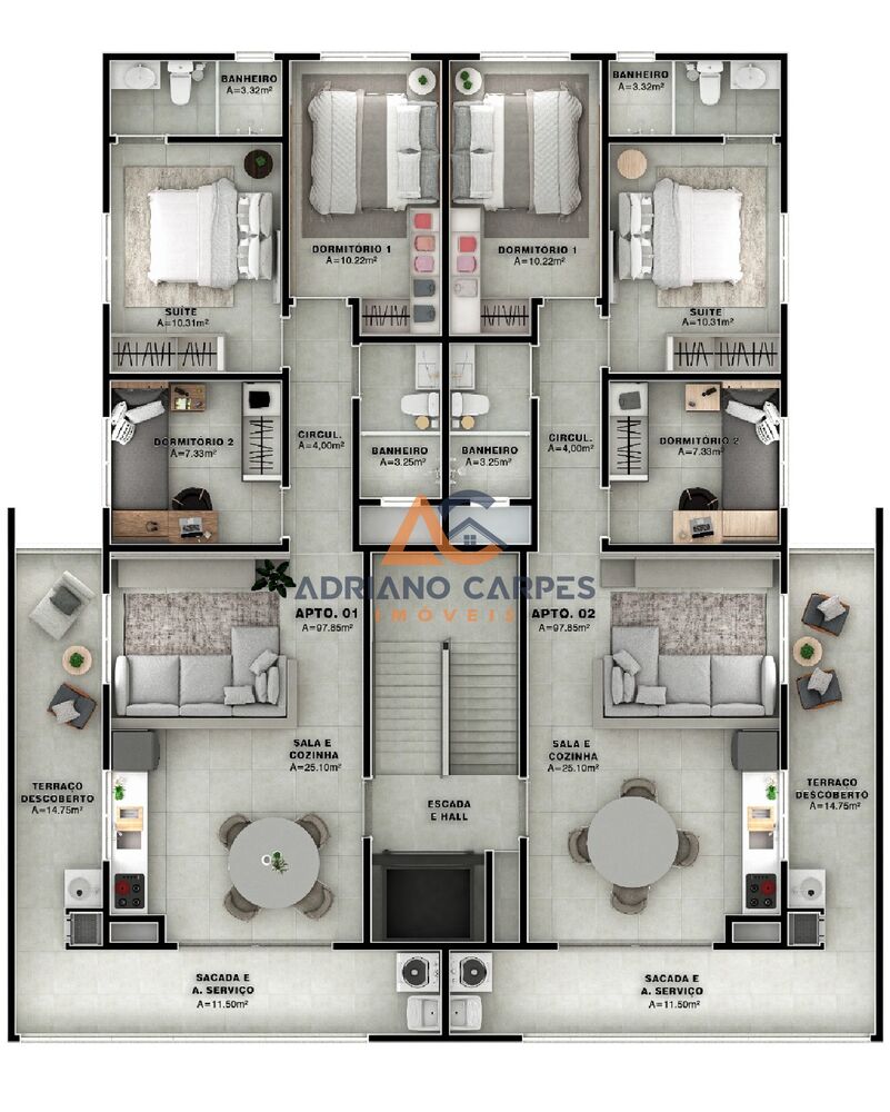 Apartamento, 3 quartos, 85 m² - Foto 11