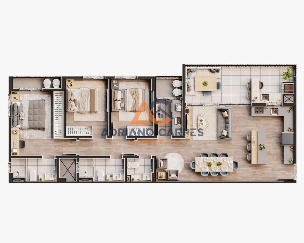 Apartamento, 3 quartos, 122 m² - Foto 6