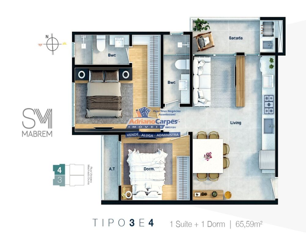 Apartamento, 3 quartos, 79 m² - Foto 10