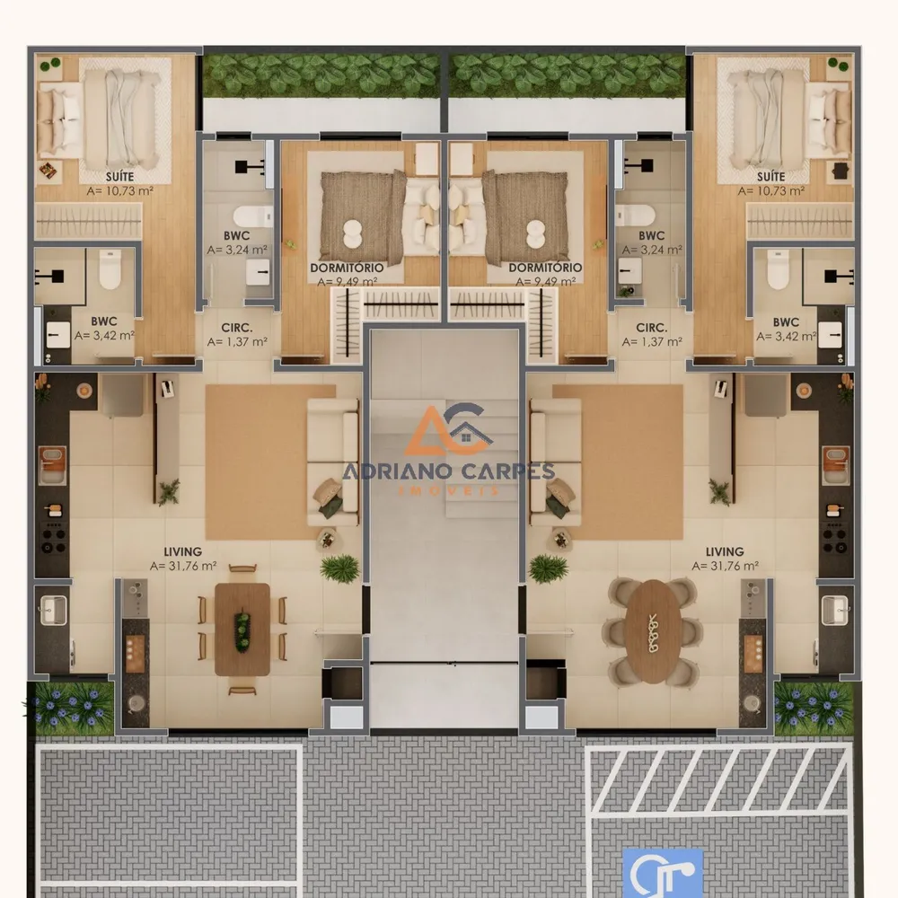 Apartamento, 2 quartos, 58 m² - Foto 6