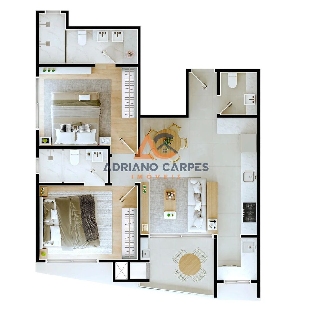 Apartamento, 2 quartos, 75 m² - Foto 16