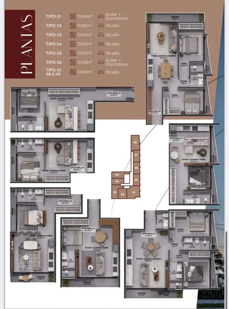 Apartamento, 1 quarto - Foto 10