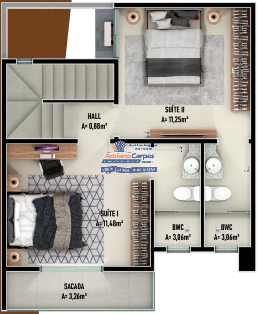 Casa, 2 quartos, 84 m² - Foto 4