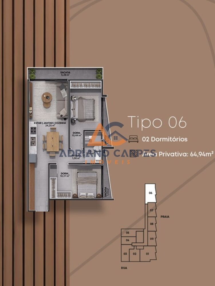 Apartamento, 2 quartos - Foto 4