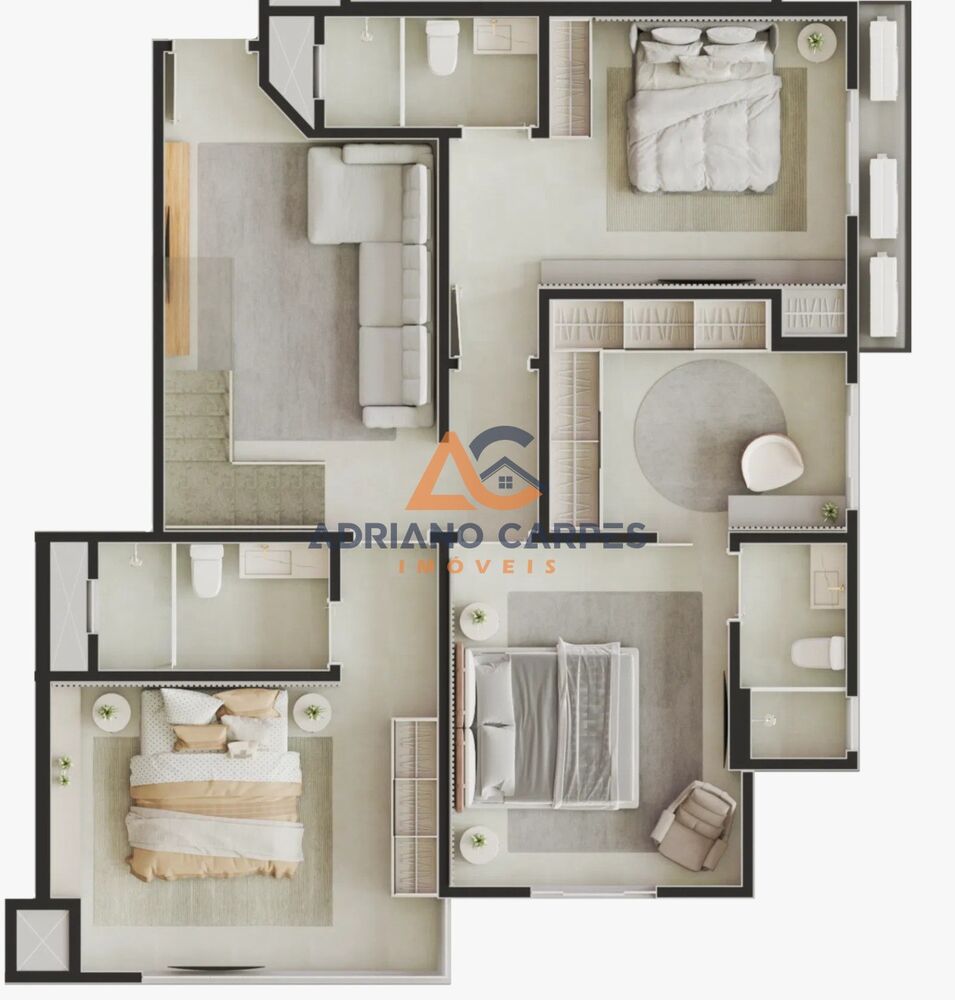 Apartamento, 3 quartos, 181 m² - Foto 5