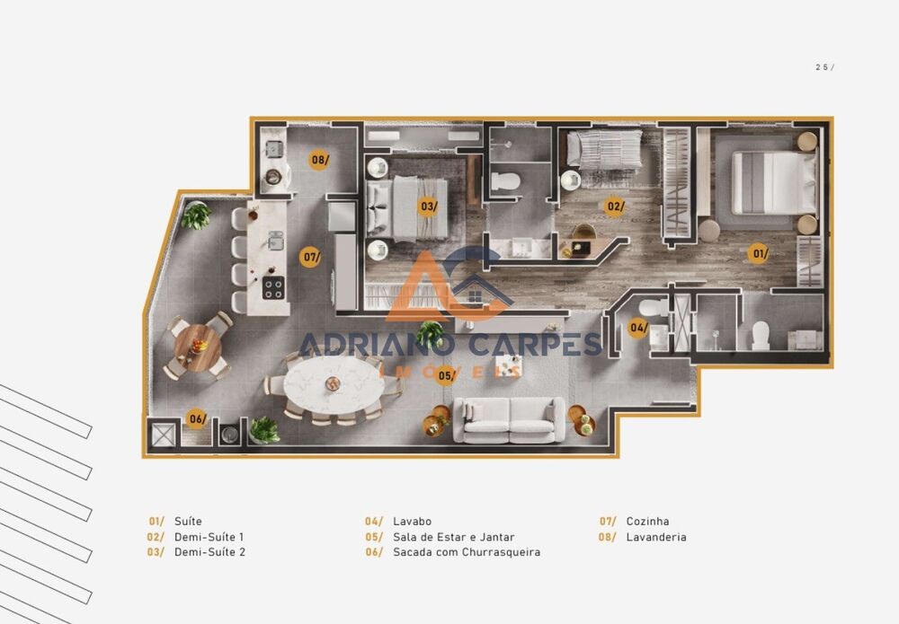 Apartamento, 3 quartos, 104 m² - Foto 6