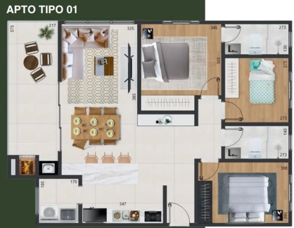 Apartamento, 3 quartos - Foto 8
