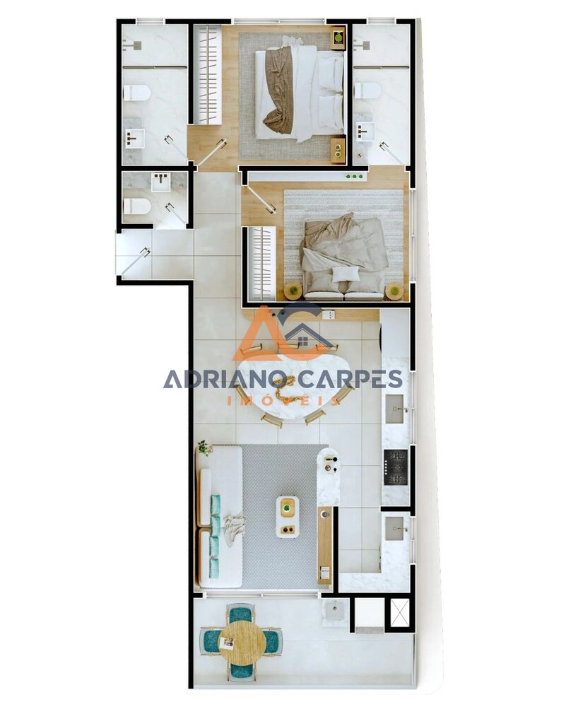 Apartamento, 2 quartos, 80 m² - Foto 16