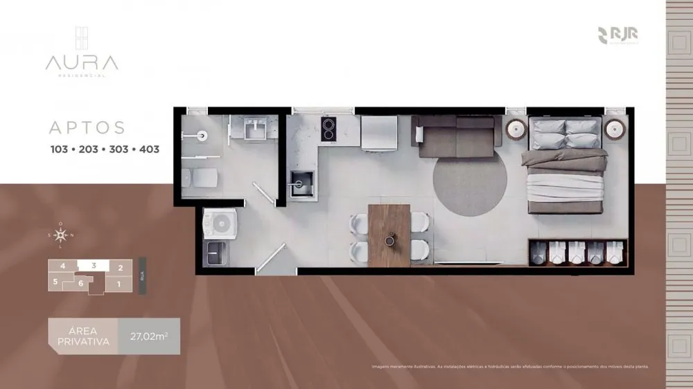 Apartamento, 1 quarto - Foto 9