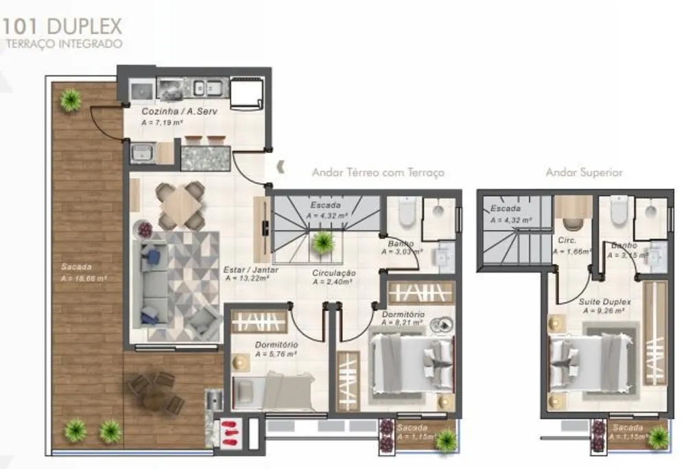 Apartamento, 2 quartos - Foto 1