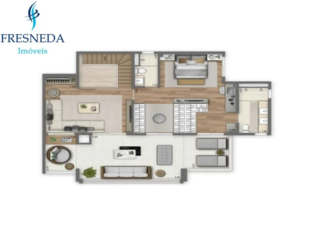 Cobertura, 4 quartos, 215 m² - Foto 2
